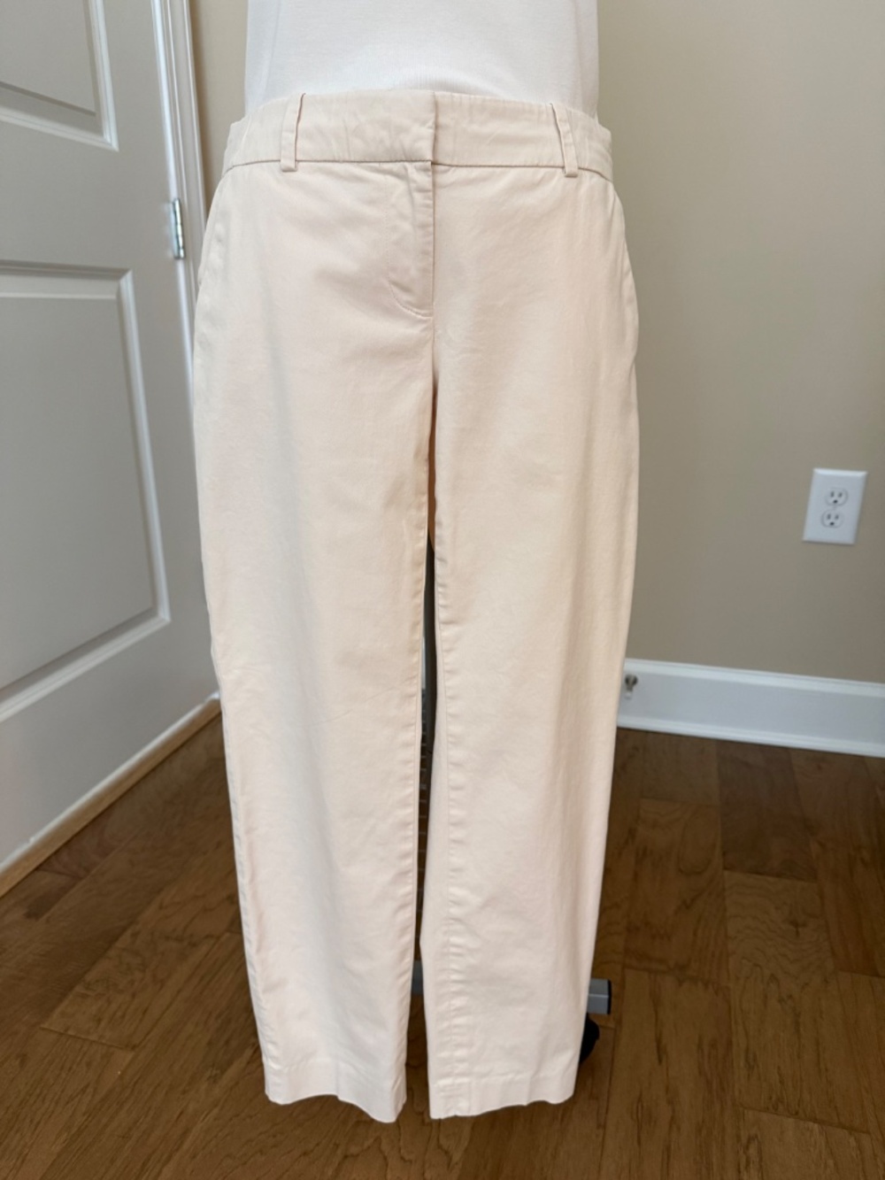 J. Crew Ivory Cotton Capris
